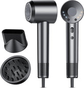 Hair Dryer, 160000 RPM Professional High Speed Ionic Blow Dryer, 500 Million Negative Ions, Low Noise, Diffuser Hairdryer for Faster Drying