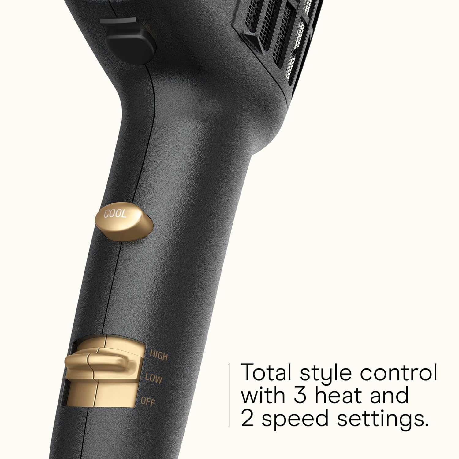 3-in-1 Styling Hair Dryer, 1875W Hair Dryer and 3 Attachments