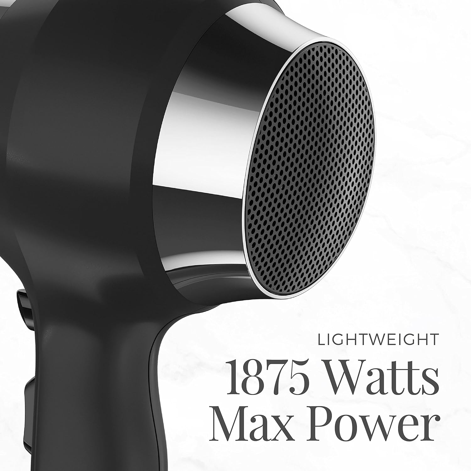 Hair Dryer, 1875-Watt Blow Dryer with Tourmaline, Titanium & Ceramic Technology, 3 Heat, 2 Speed Settings, Cool Shot